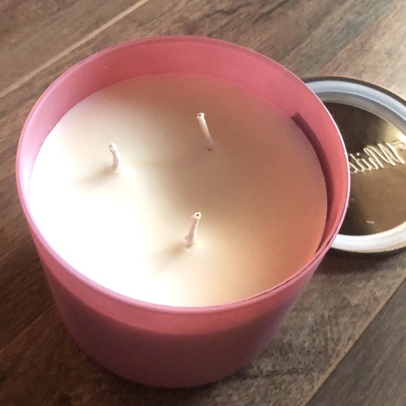 Rose Water & Ivy 3-Wick Candle - Picture 4 of 6